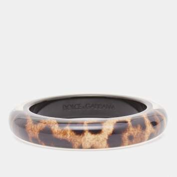 Dolce & Gabbana Leopard Resin Bracelet