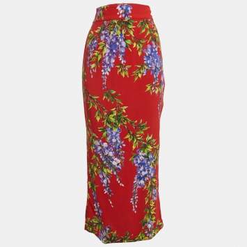 ワンピース DOLCE  GABBANA Women Mid Skirts F6ALPTHI1BXHG3TN Yellow Majolica brocade midi skirt in yellow - Dolce Gabbana