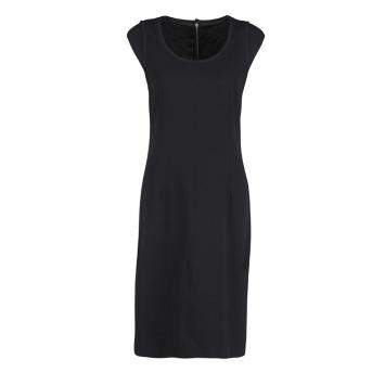 Pre Owned Dolce & Gabbana Black Wool Cap Sleeve Dress M