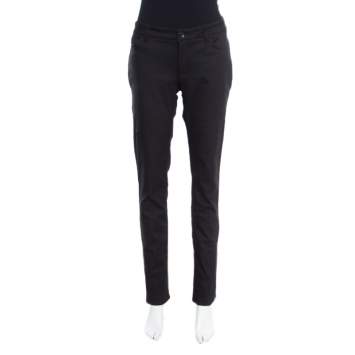 Pre Owned Dolce & Gabbana Cute Black Straight Fit Jeans L