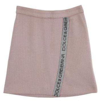 Pre Owned Dolce & Gabbana Swarovski Embellished Wrap Skirt S