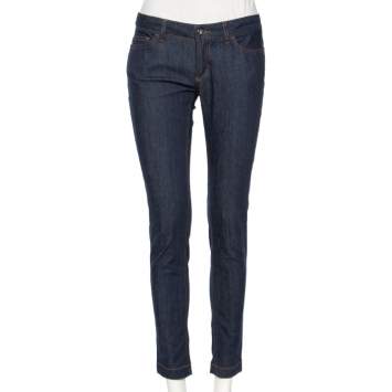 Pre Owned Dolce & Gabbana Blue Denim Cute Fit Jeans S