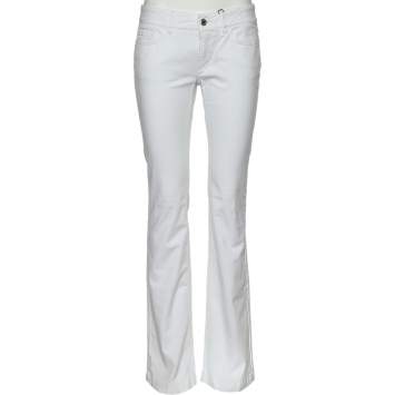 Pre Owned Dolce & Gabbana White Denim Cool Fit Jeans M