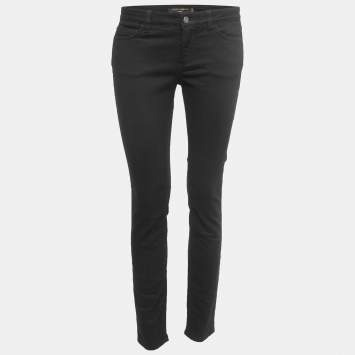 Pre Owned Dolce & Gabbana Black Denim Pretty Fit Jeans S