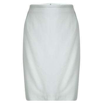 Pre Owned Dolce & Gabbana Light Grey Pencil Skirt L