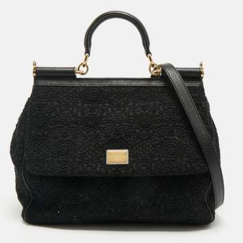 ハンドバッグ DOLCE & GABBANA BLACK LEATHER MY SICILY TOP HANDLE BAG 19391124_43831696_600.jpg