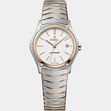 Pre Owned Ebel White Stainless Steel Sport Classic 1216528 Quartz Women's Wristwatch 29 mm