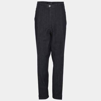 Pre Owned Elena Miro Navy Blue Denim Jeans XXL