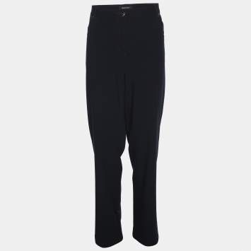 【関税&送料込】Kenzo Black Cotton Joggers FOTO-1-REF-FA65PA7124MS99-