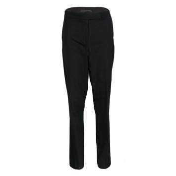 Elie Tahari Black Wool Tailored Trousers M