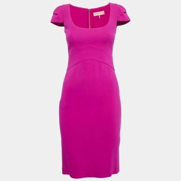 Emilio Pucci Pink Wool Sheath Dress S
