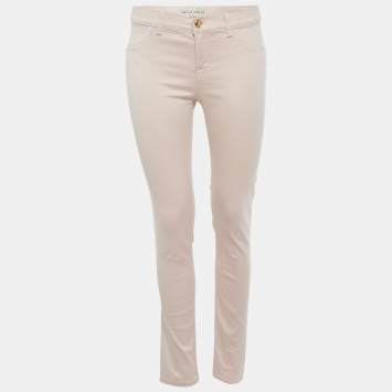 Pre Owned Emilio Pucci Pink Cotton Low Waist Jeans M Waist 28"