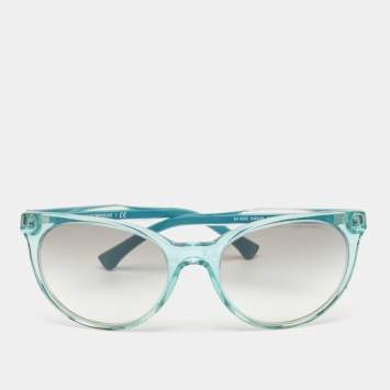 Pre Owned Emporio Armani Green  EA 4003 Cate Eye Sunglasses
