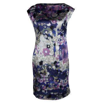 Pre Owned Erdem Multicolor Digital Printed Silk Sleeveless Dress M
