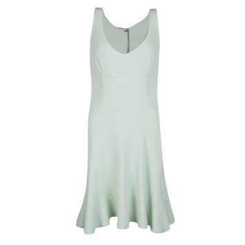 مملوكة مسبقًا Ermanno Scervino Mint Green Sleeveless Fit and Flare Dress M