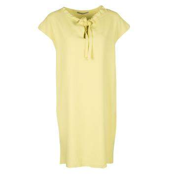 مملوكة مسبقًا Ermanno Scervino Yellow Neck Tie Detail Sleeveless Dress M