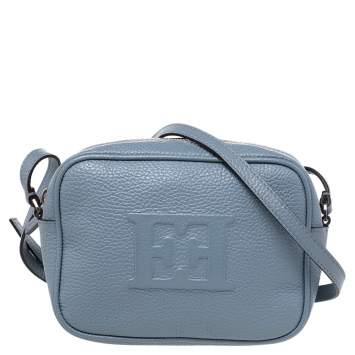 مملوكة مسبقًا Escada Pastel Blue Leather Crossbody Bag
