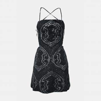 Pre Owned Etro Multicolor Sequin Emberllished Mini Dress IT 40