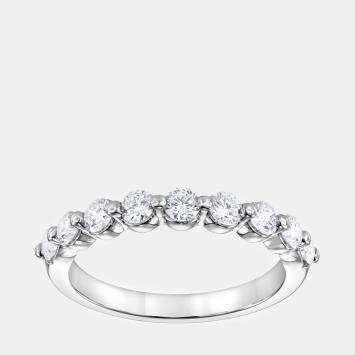 Pre Owned 14K White Gold  Lab Grown Diamond Band (0.5 cts)