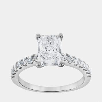 Pre Owned 2.23ct 14k White Gold Lab Grown Diamond Engagement Ring