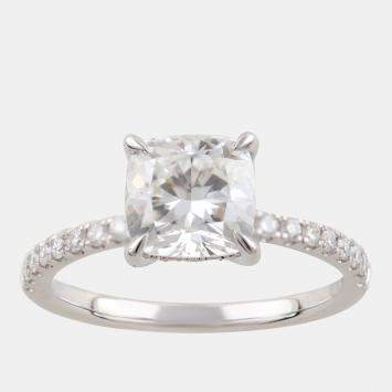 Pre Owned 2.23ct 14k White Gold Lab Grown Diamond Engagement Ring