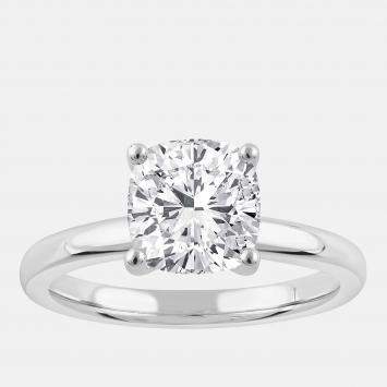 Pre Owned 2ct 14k White Gold Lab Grown Diamond Solitaire Ring