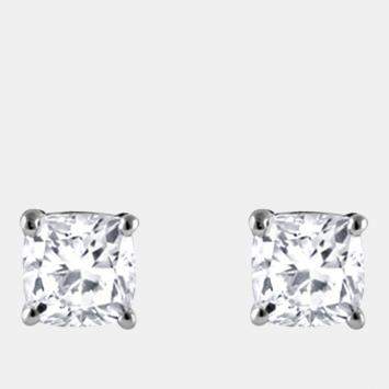 Pre Owned 0.95ct 14k White Gold Lab Grown Diamond Basic Stud Earring