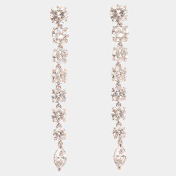 Pre Owned 5.7ct 14k White Gold Lab Grown Diamond Fashion Earring