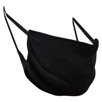 Non-Medical Handmade Black Cotton Face Mask - Pack Of 5 (Available for UAE Customers Only)