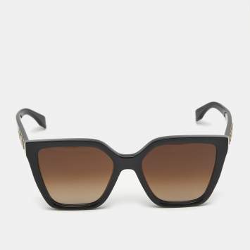 Pre Owned Fendi Brown Gradient FE40086I Square Sunglasses