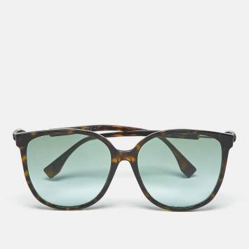 Pre Owned Fendi Tortoise Brown Gradient FF 0374/S Cat Eye Sunglasses