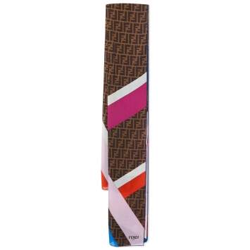 Pre Owned Fendi Multicolor FF Print Silk Stole 