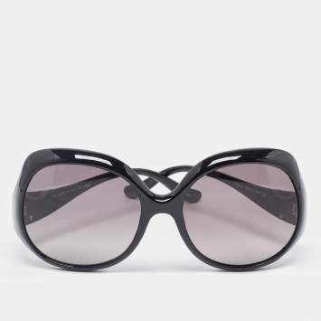 Pre Owned Fendi Black FS513 Gradient Oversized Sunglasses