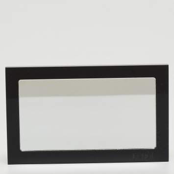 Pre Owned Fendi Black/Gold FF Logo Pocket Mirror
