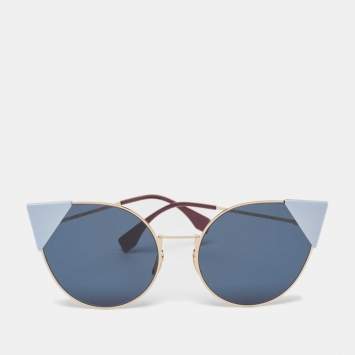 Pre Owned Fendi Multicolor FF0190/S Cat Eye Sunglasses