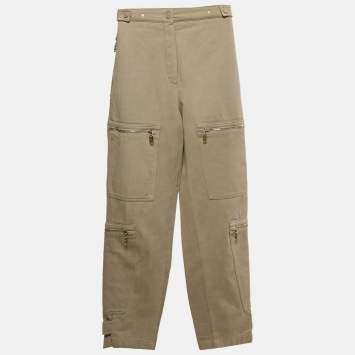 Fendi Beige Cotton Drill Cargo Pants S