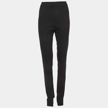 مملوكة مسبقًا Fendi Black Wool Formal Trousers M