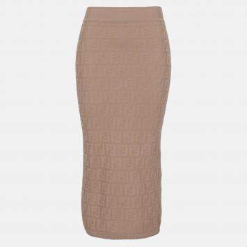 Pre Owned Fendi  Women's Cotton Longuette - Beige - XS