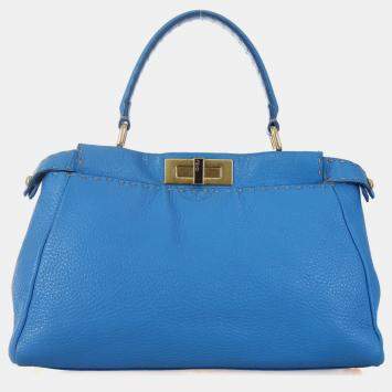 Pre Owned Fendi Selleria Peekaboo Bag