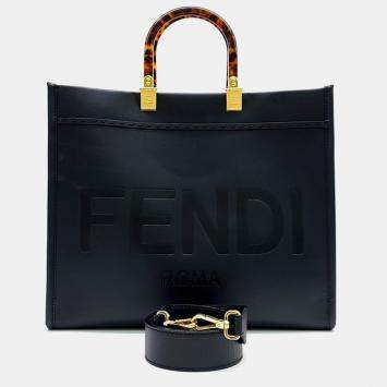Pre Owned Fendi Sunshine Tote and Shoulder Bag