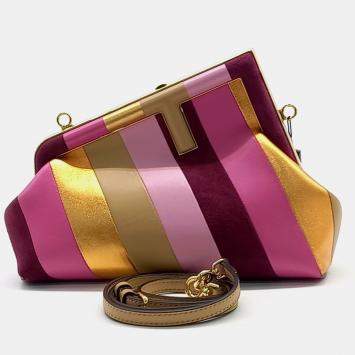 Pre Owned Fendi Multicolor Leather first small bag