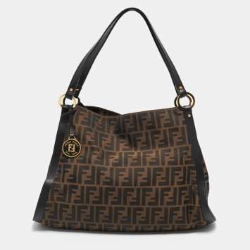 مملوكة مسبقًا Fendi Tobacco Zucca Canvas Chef Tote