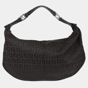 Fendi Black Zucchino Handbag
