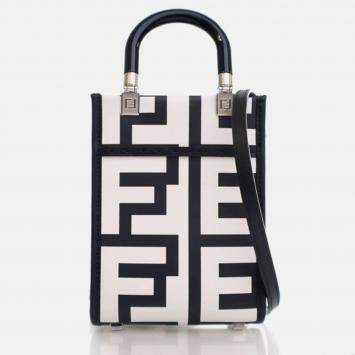 Pre Owned Fendi x Marc Jacobs Mini Vitello King Sunshine Shopper Tote