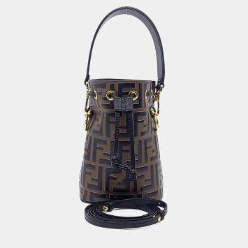 مملوكة مسبقًا Fendi Montrezo Bucket Bag Mini (8BS010)
