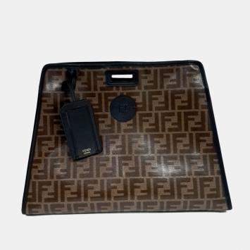 مملوكة مسبقًا Fendi Brown PVC Peekaboo Cover