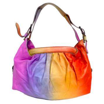 Pre Owned Fendi Multicolor Leather Doctor B Bag