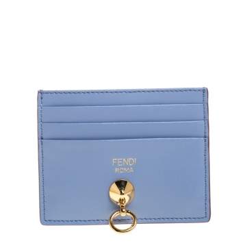 Pre Owned Fendi Multicolor Leather By The Way Card Holder