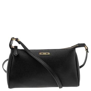 مملوكة مسبقًا Fendi Black Leather Crayons Pochette Crossbody Bag