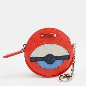 Pre Owned Fendi Multicolor Leather Coin Pouch